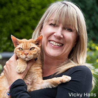 Vicky Halls - Cat Chat Champion